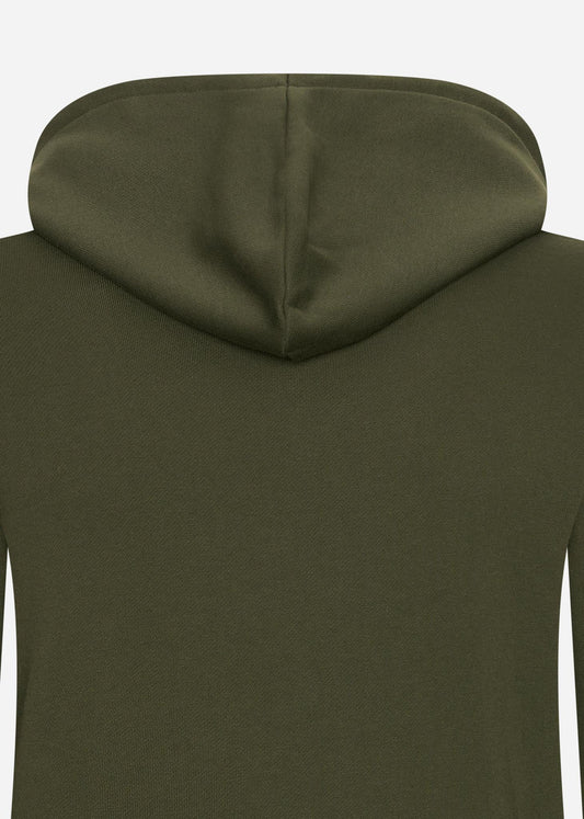 fred perry hoodie hunting green