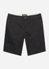 Lyle & Scott Korte Broeken  Chino short - jet black 