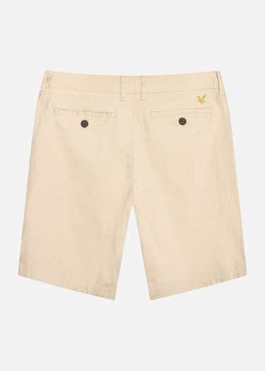 Lyle & Scott Korte Broeken  Chino short - stone 