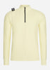 MA.Strum Truien  Dfp funnel neck zip top - mellow yellow 