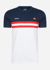 Ellesse T-shirts  Venire tee - navy red white 