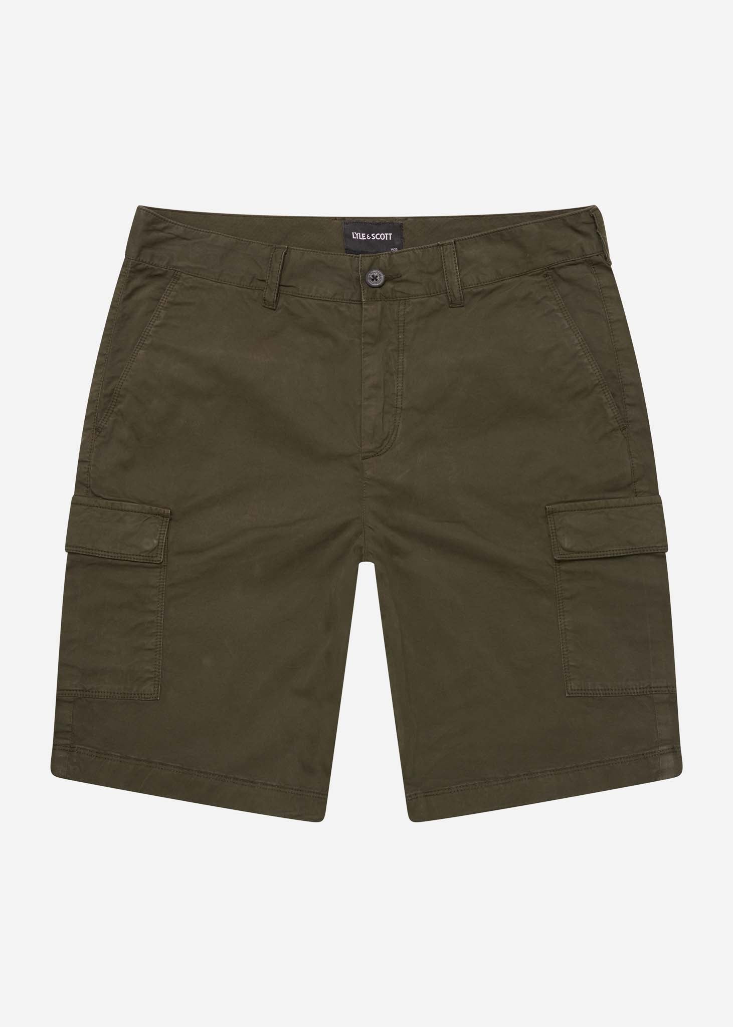 Lyle & Scott Korte Broeken  Cargo shorts - trek green 