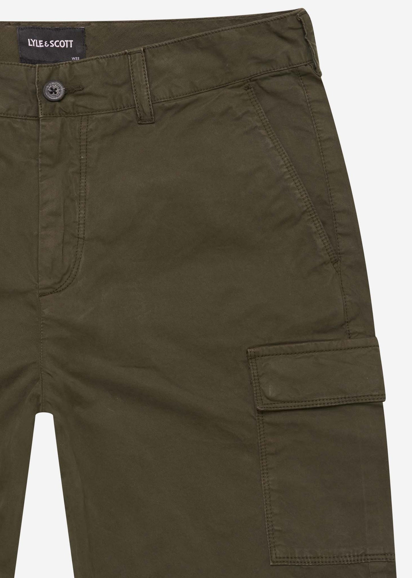 Cargo shorts - trek green