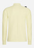 MA.Strum Truien  Dfp funnel neck zip top - mellow yellow 