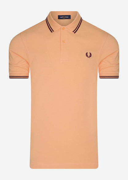 Fred Perry Polo's  Twin tipped fred perry shirt - light coral 