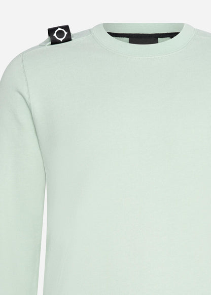 MA.Strum Truien  Core crew sweat - sea green 