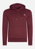 Fred Perry Hoodies  Tipped hooded sweatshirt - oxblood 