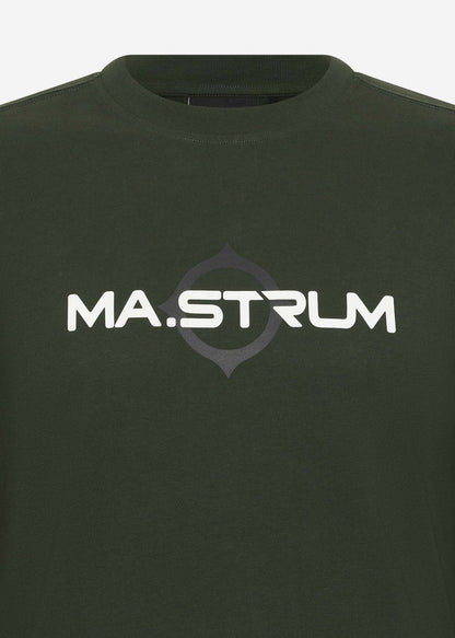 MA.Strum Longsleeve Tees  LS logo print tee - oil slick 