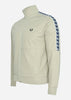 Fred Perry Vesten  Panelled taped track jacket - light oyster 