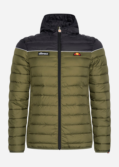 Ellesse Jassen  Lombardy 2 padded jacket - black khaki 