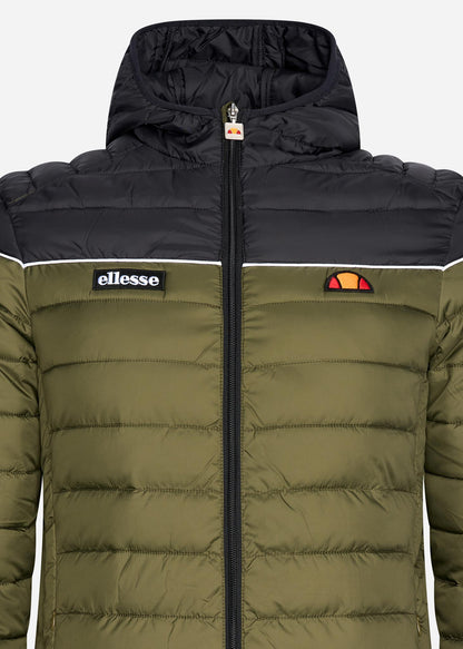 Ellesse Jassen  Lombardy 2 padded jacket - black khaki 