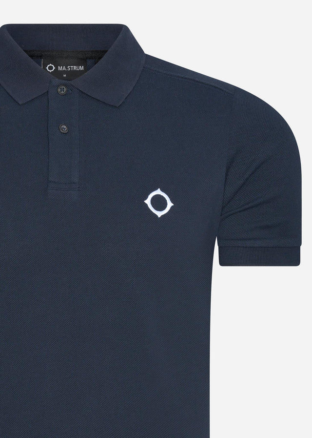 MA.Strum Polos  SS pique polo - ink navy 