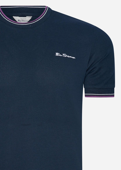 Ben Sherman T-shirts  Pique tee - dark navy 