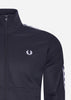 Fred Perry Vesten  Panelled taped track jacket - navy 