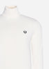 Fred Perry Truien  Roll neck jumper - snow white 