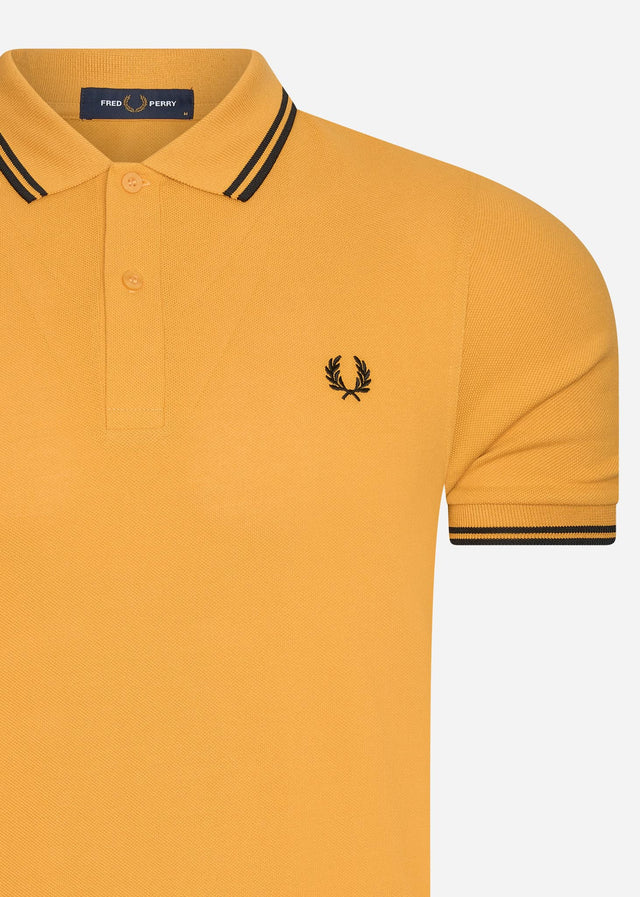 Fred Perry Polos  Twin tipped fred perry shirt - gold black black 