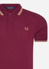 Fred Perry Polo's  Twin tipped fred perry shirt - tawny port gold gold 