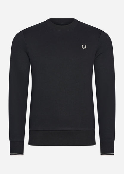 Fred Perry Truien  Crew neck sweatshirt - black 