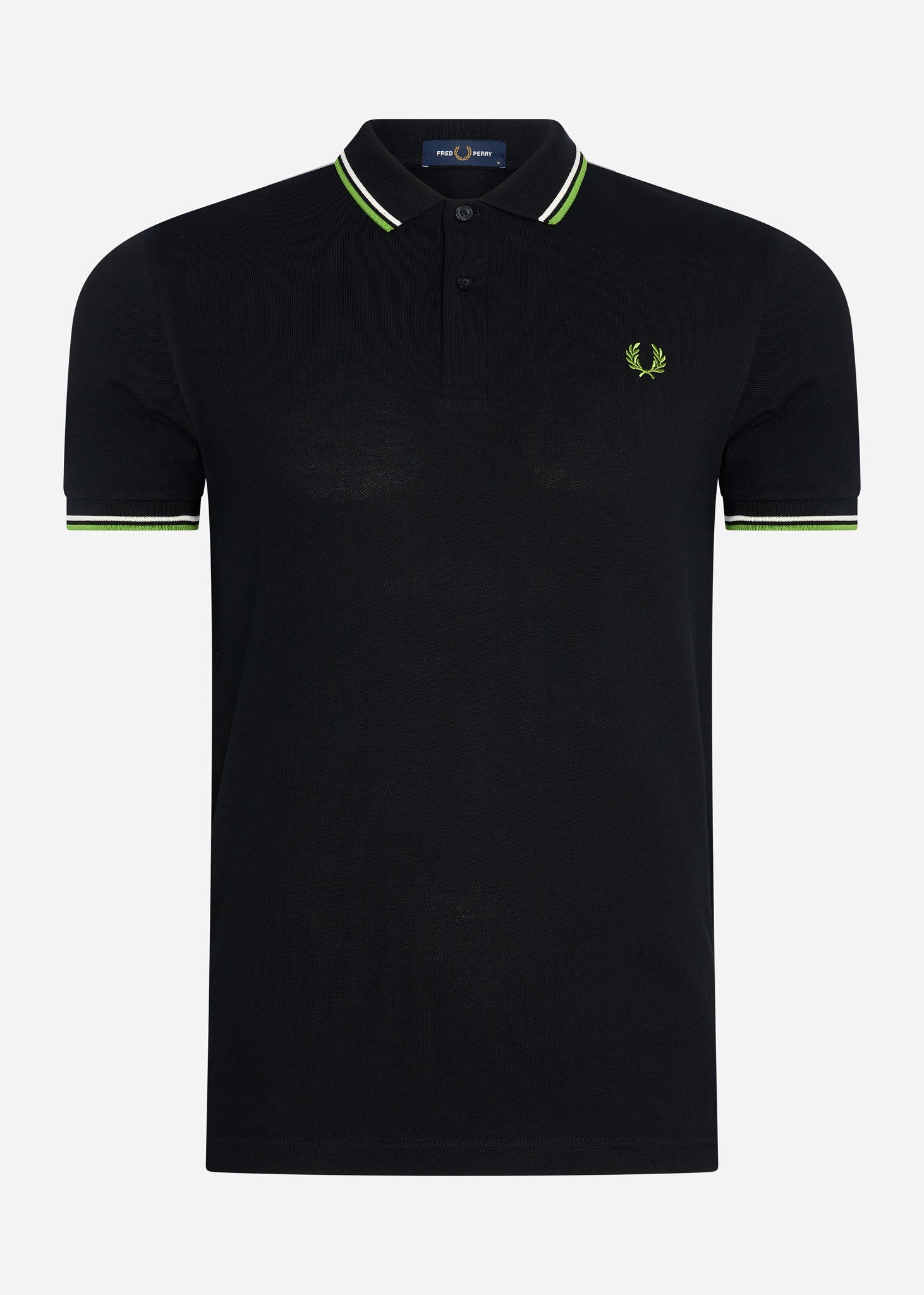 Fred Perry Polo's  Twin tipped fred perry shirt - black ecru kiwi 