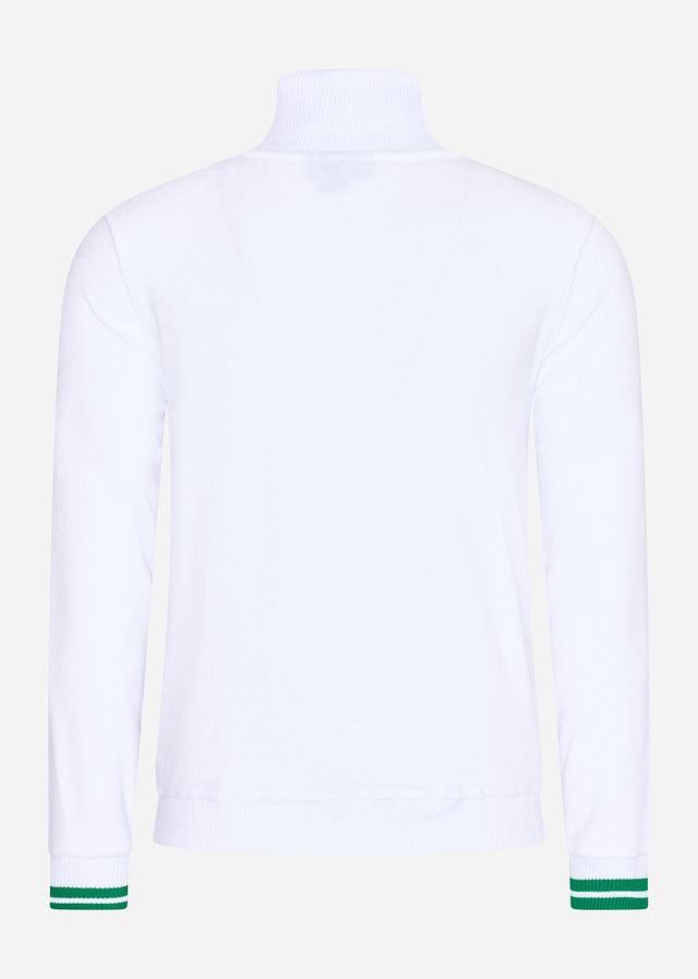 Ellesse Cardigans  Fallo track top - white 