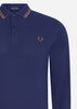 Fred Perry Longsleeve Polo's  LS twin tipped shirt - french navy 