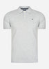 Hackett London Polo's  Cotton pique polo shirt - light grey marl 