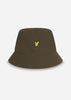 Lyle & Scott Bucket Hats  Ripstop reversible bucket hat - jet black olive 