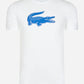 lacoste t-shirt wit met blauw lacoste logo