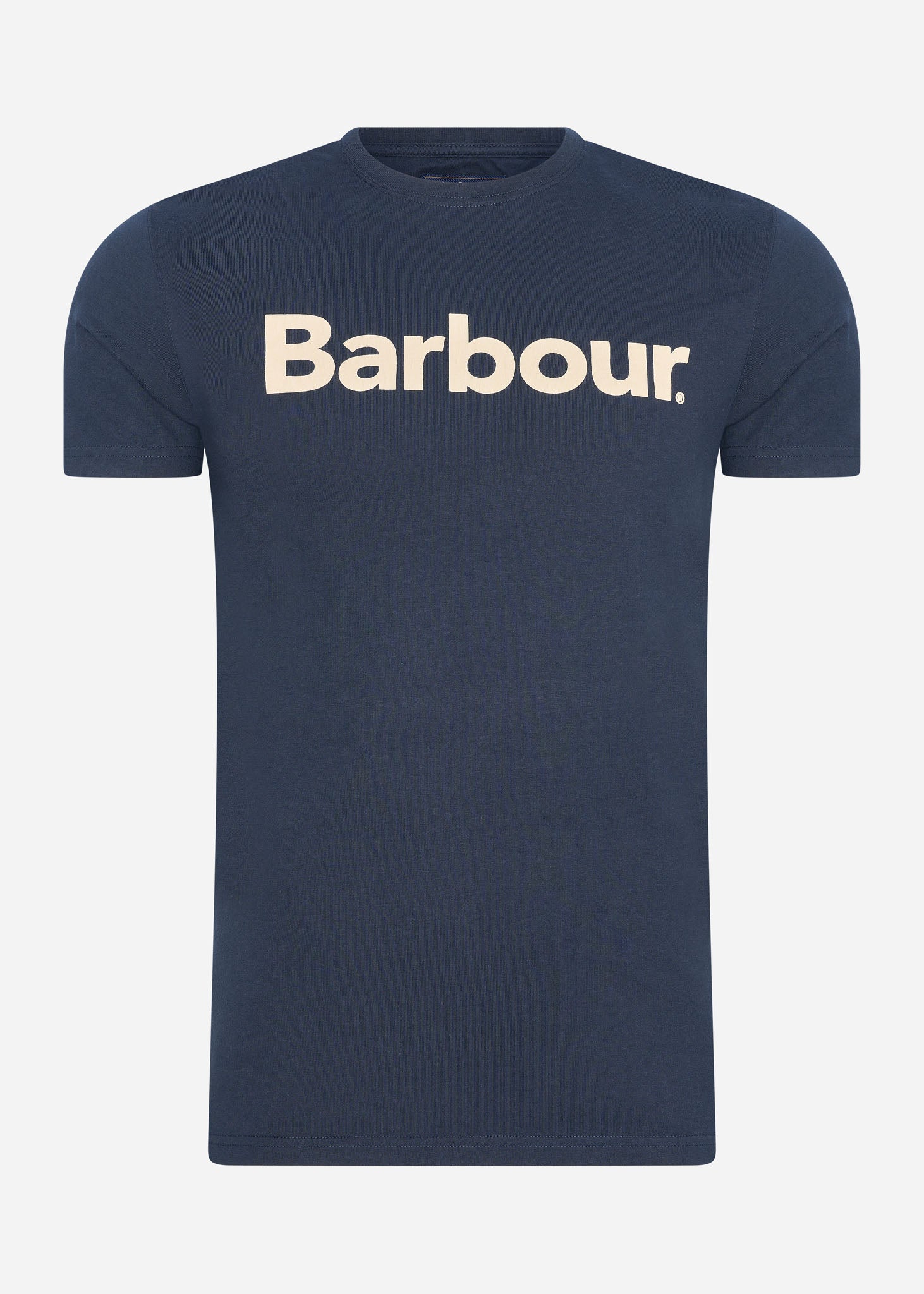 Barbour logo t-shirt navy