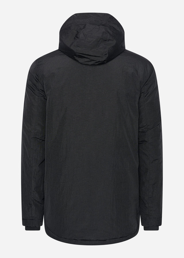 Lyle & Scott Jackets  Wadded dual pocket jacket with face guard - jet black 
