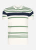 Ben Sherman T-shirts  Engineered stripe tee - snow white 