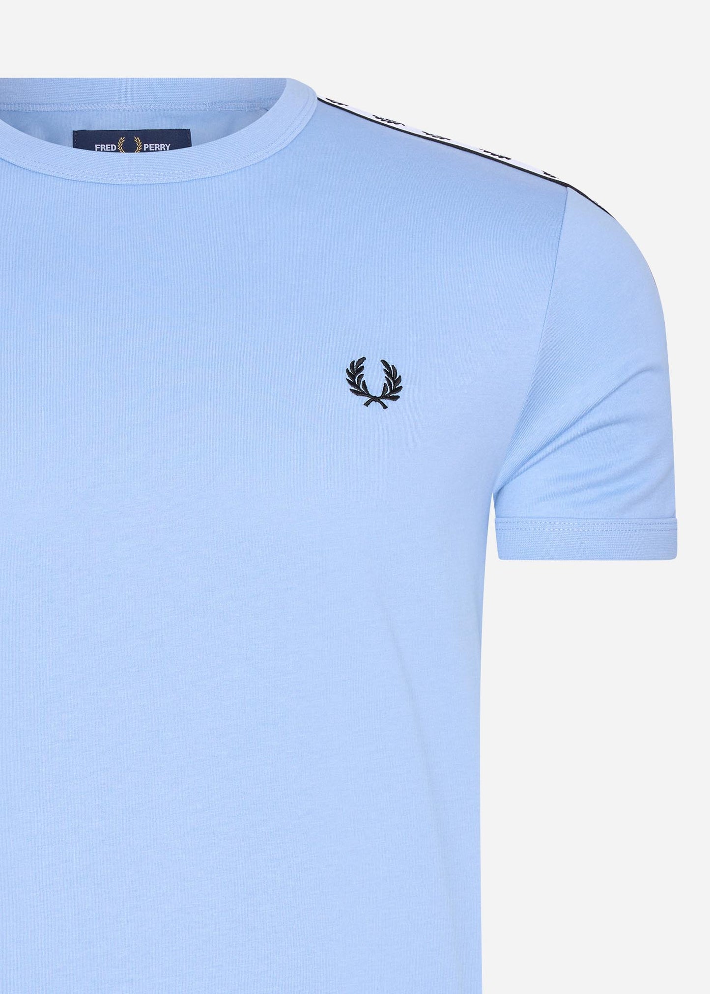 Taped ringer t-shirt - sky - Fred Perry
