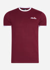 Ellesse T-shirts  Meduno tee - burgundy 