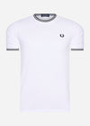 Fred Perry T-shirts  Twin tipped t-shirt - white 