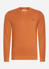 Lyle & Scott Truien  Crew neck sweatshirt - victory orange 