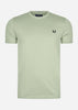 Fred Perry T-shirts  Ringer t-shirt - seagrass 