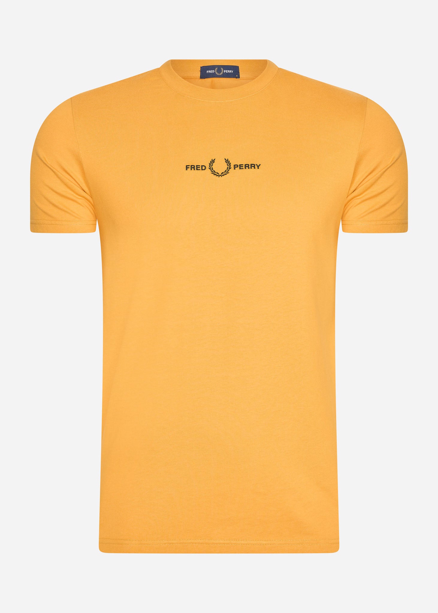 fred perry t-shirt geel gold 