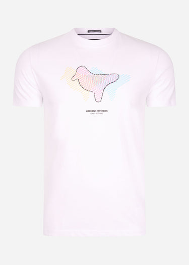 Weekend Offender T-shirts  Gabe - white 