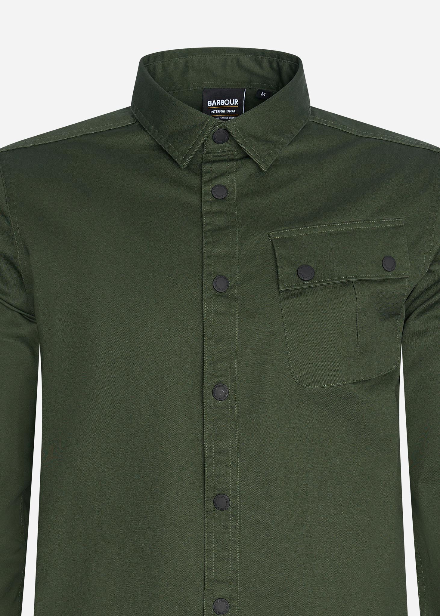 Barbour International overshirt green