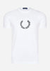 Fred Perry T-shirts  Laurel wreath graphic t-shirt - white 