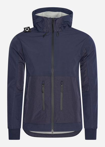 MA.Strum Jassen  Softshell hooded jacket - ink navy 