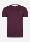 Lyle & Scott T-shirts  Slub t-shirt - burgundy 