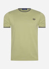 Fred Perry T-shirts  Twin tipped t-shirt - sage green 