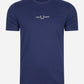 Embroidered t-shirt - french navy