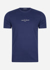 Fred Perry T-shirts  Embroidered t-shirt - french navy 