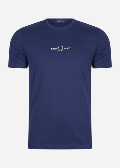 Fred Perry T-shirts  Embroidered t-shirt - french navy 