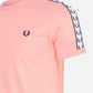 Taped ringer t-shirt - pink peach - Fred Perry