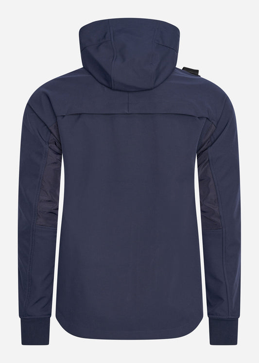 Softshell hooded jacket - ink navy - MA.Strum