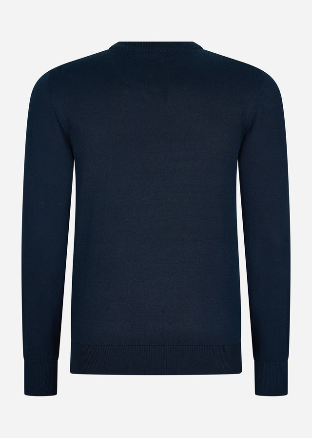 Ben Sherman Sweaters  Chest stripe crew - dark navy 
