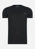 Fred Perry T-shirts  Tonal tape ringer t-shirt - black 